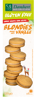 Damhert Gluten Free Blondies Zonder Suikers 120GR