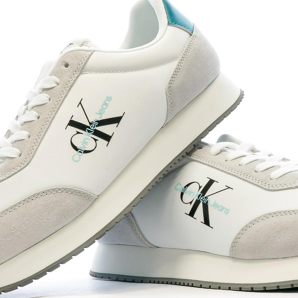 Calvin Klein Jeans Baskets Blanches Homme Calvin Klein Jeans YM0YM00746