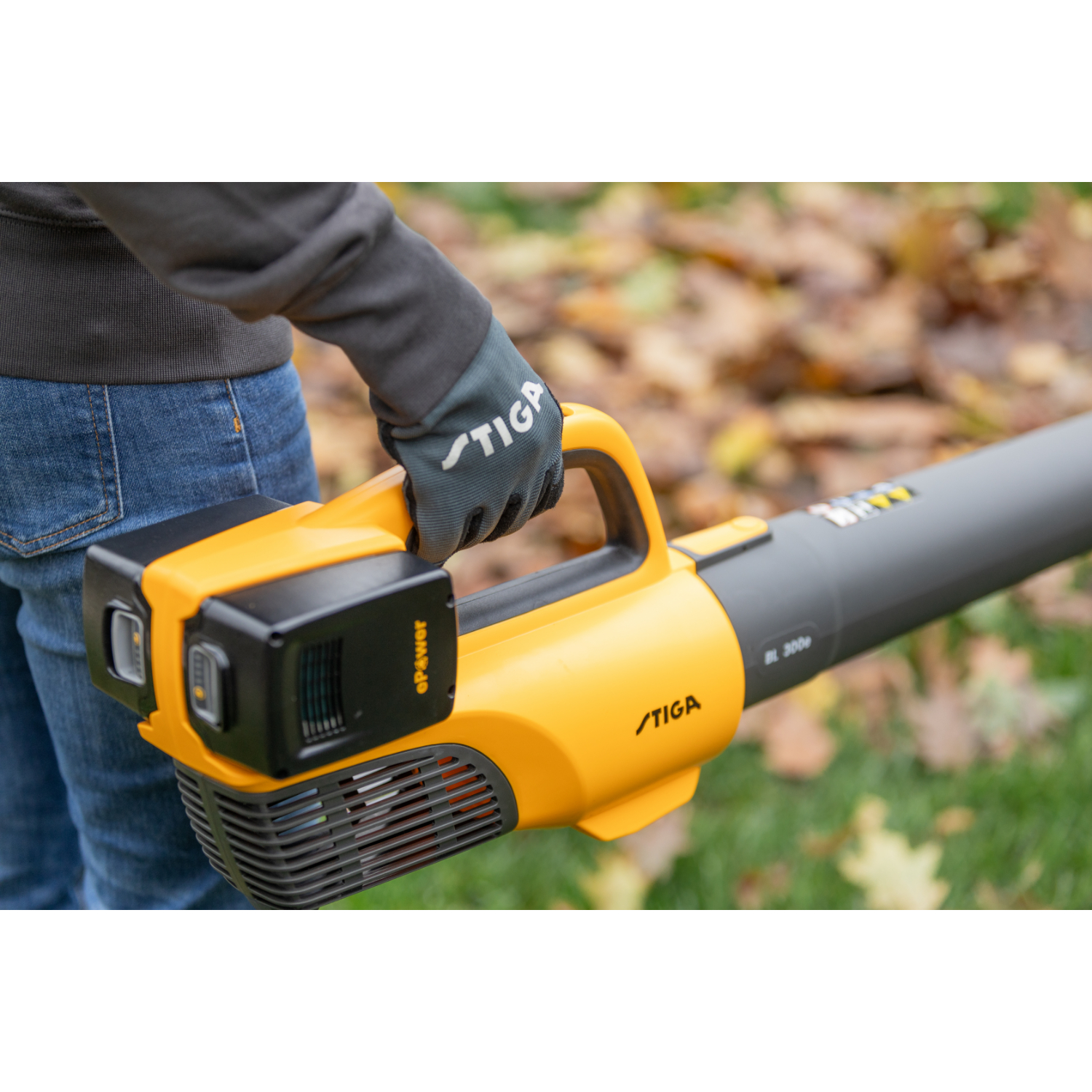 Stiga BL 300e Kit Accu bladblazer (2x 4,0Ah accu) - 20V