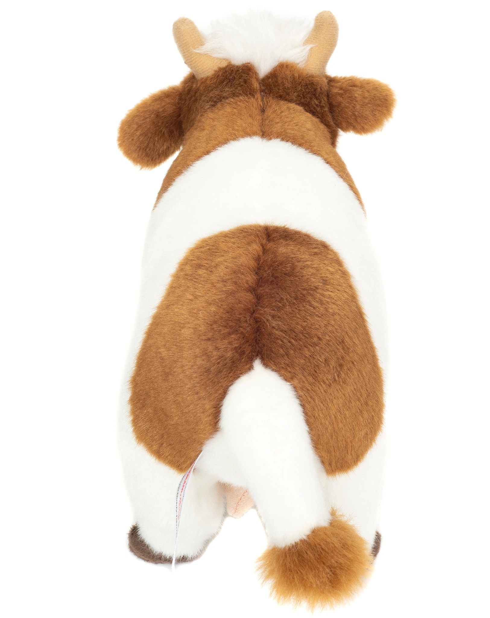 Kuscheltier KUH stehend (23cm) in weiß/braun
