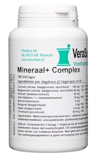 VeraSupplements Mineraal  Complex Capsules 100CP