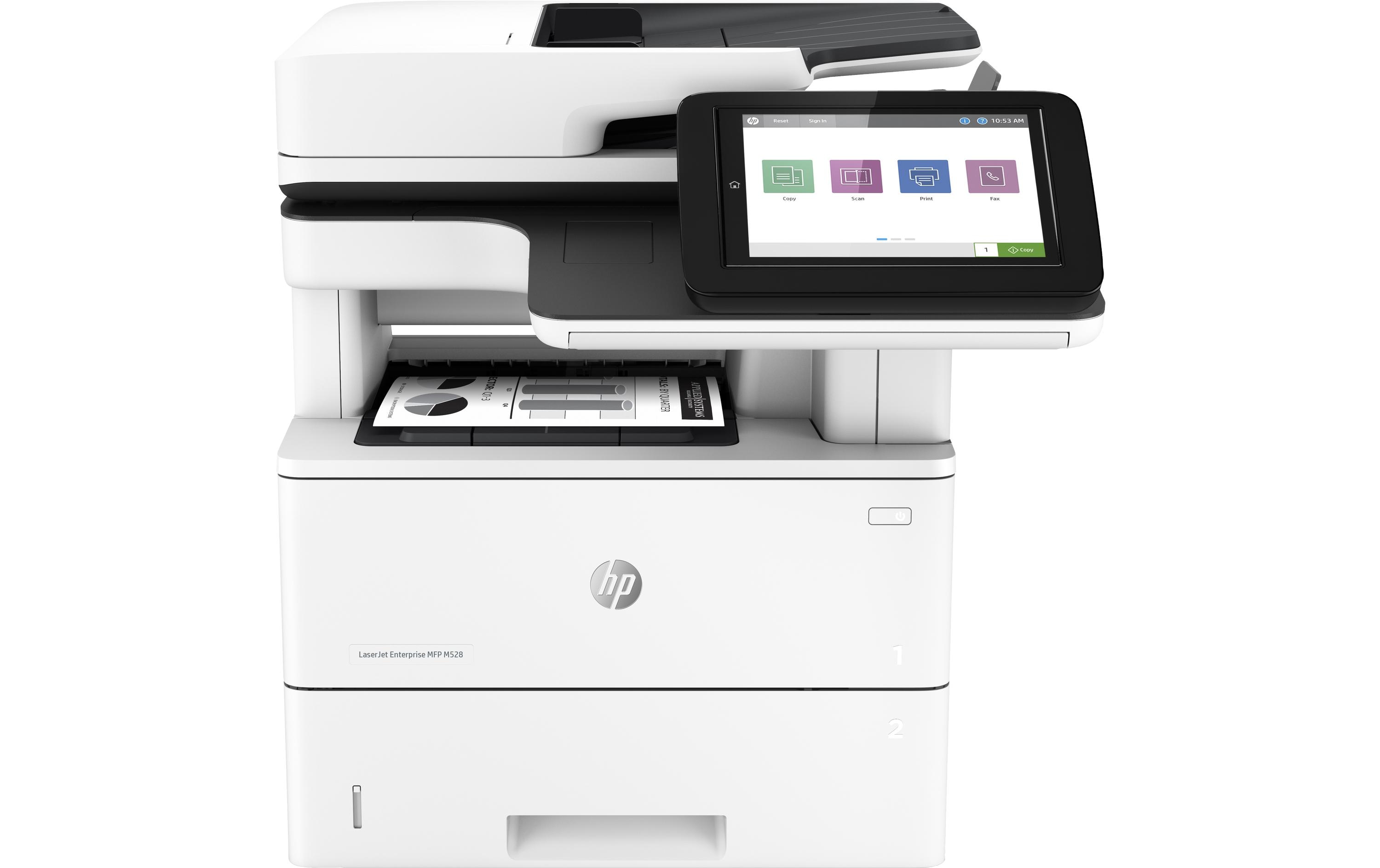Multifunktionsdrucker LaserJet Enterprise MFP M528dn<br>3-in-1-Monolaser-Multifunktionsdrucker