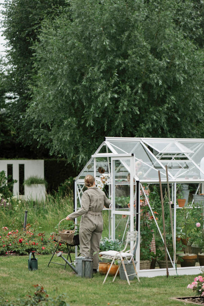 Royal Well Mary IV - Tuinkas - Wit - 241x212x425 cm - Veiligheidsglas & polycarbonaat