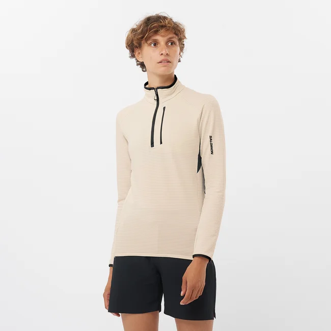 ESSENTIAL LIGHTWARM  Midlayer-Jacke mit halbem Reißverschluss Damen