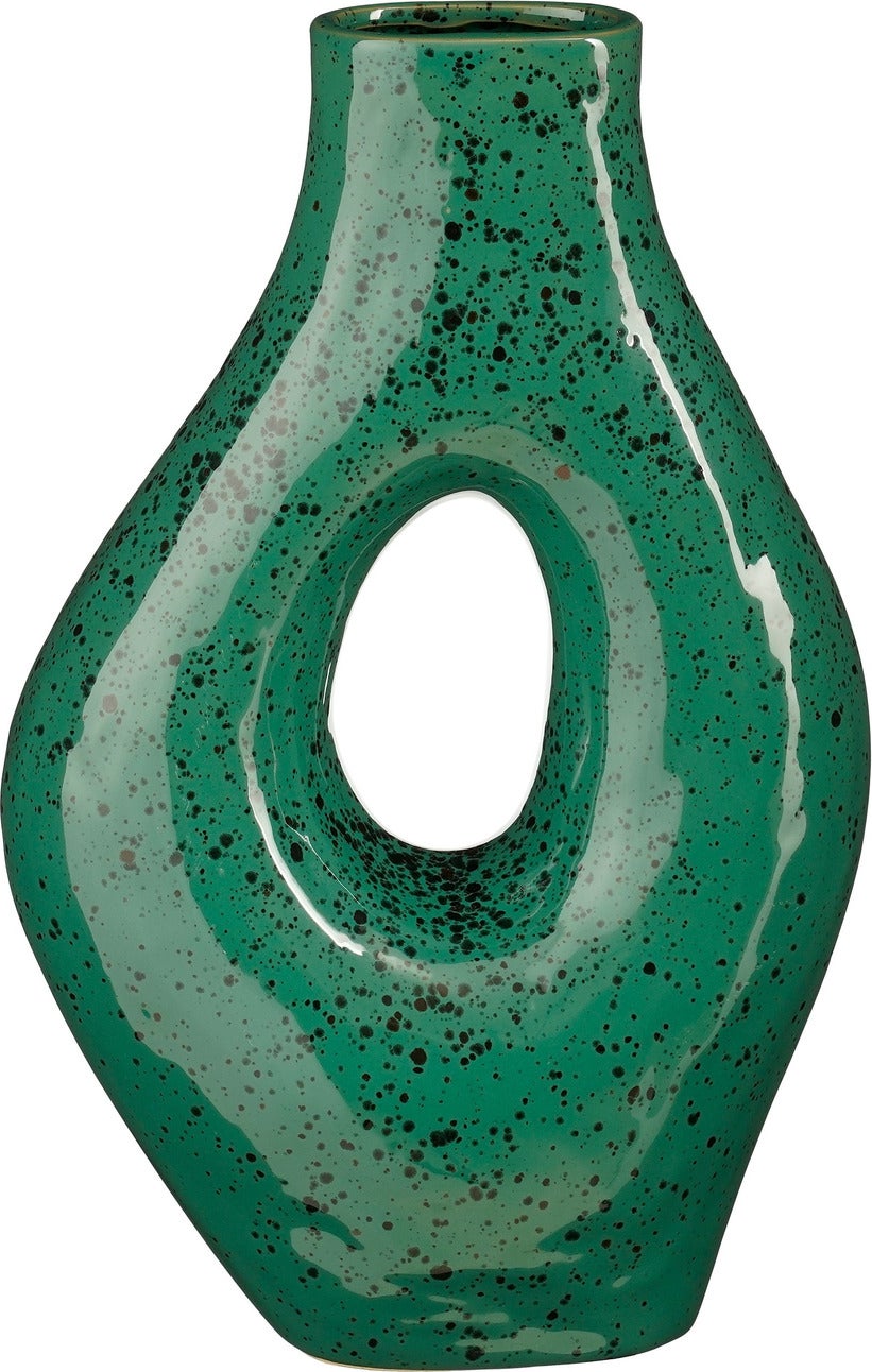 Mica Decorations vaas Darla groen 23,5 x 11,5 x 36 cm
