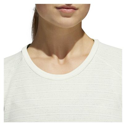 Maillot Manches Courtes adidas running Fran Supernova Blanc