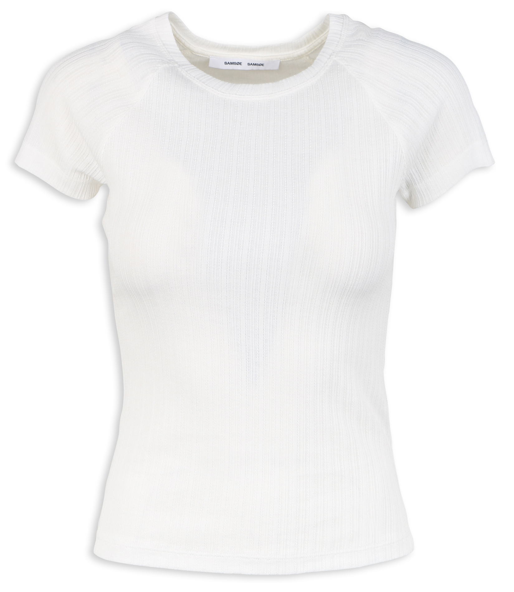 SALINN - Tee-shirt col rond en coton organique | Blanc