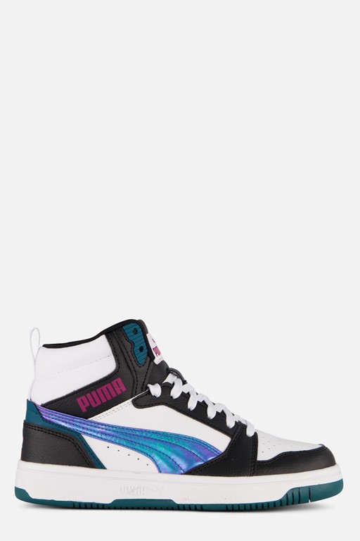 Puma Rebound V6 Mid Bouncy Sky Sneakers zwart