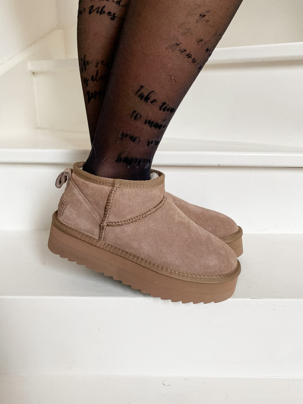 Colors Of California - Bottines fourrées HC.YWPLA01 Taupe