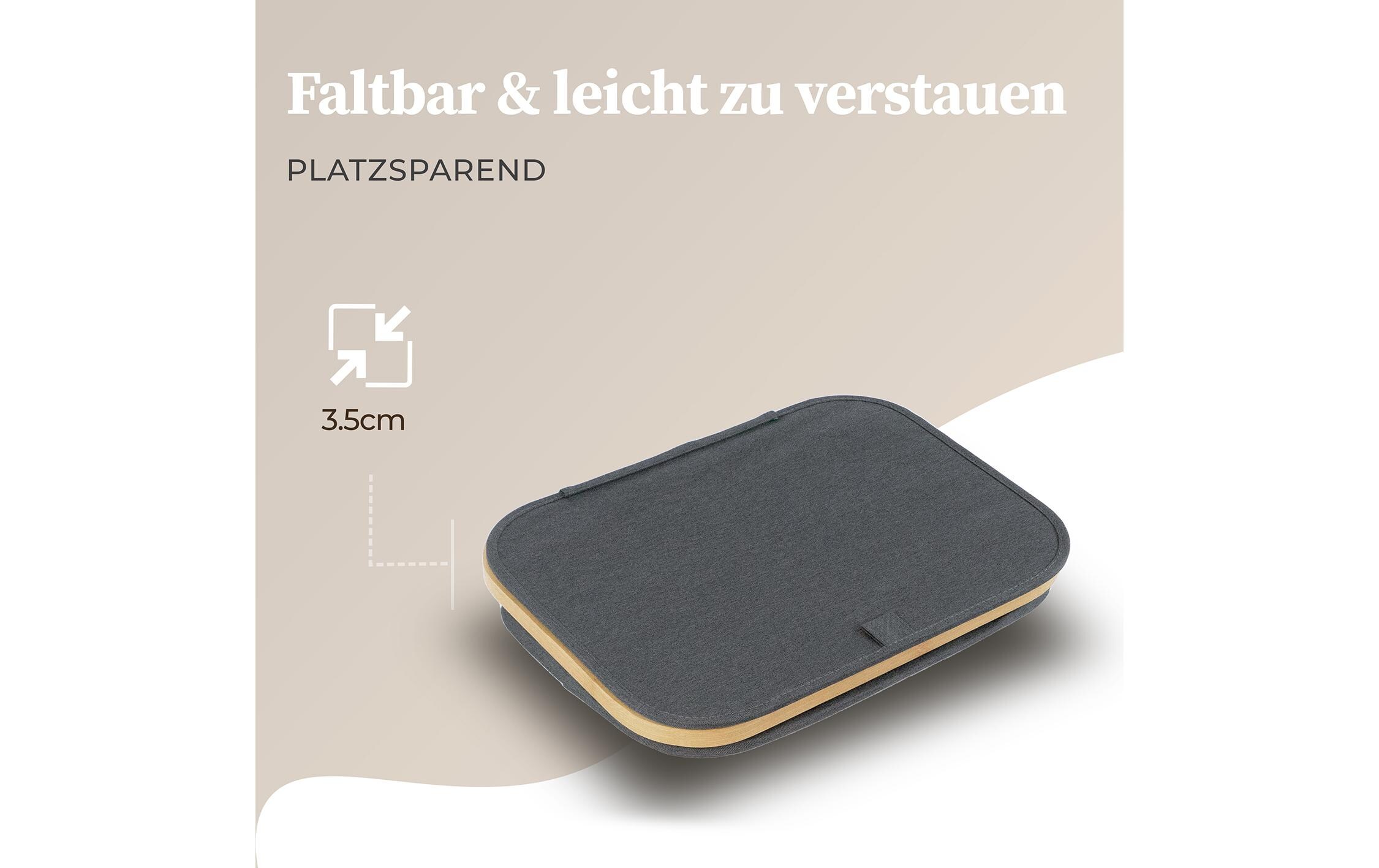 Wäschekorb Adrian 40 l, Anthrazit/NatureFaltbare Aufbewahrungsbox