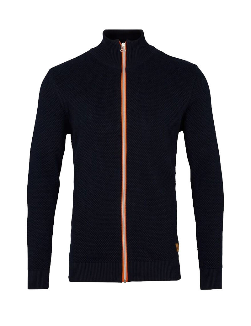 KRONSTADT VESTE ERIK ZIP NAVY / ORANGE