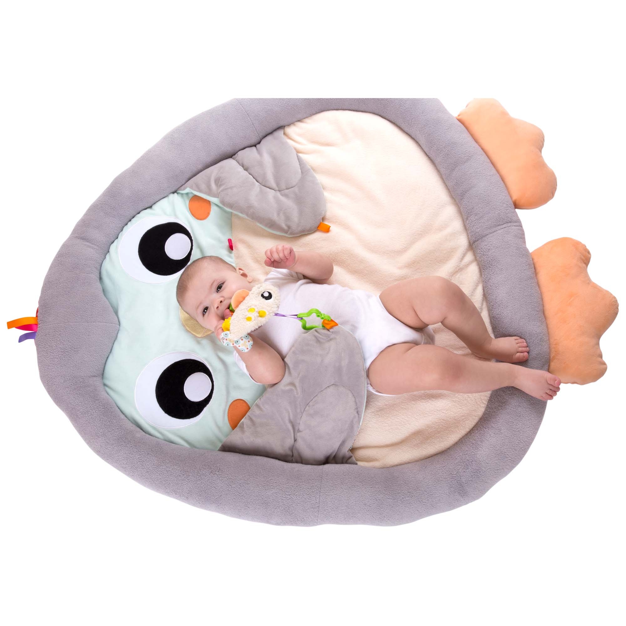 Playgro snuggle me penguin tummy time gym multi