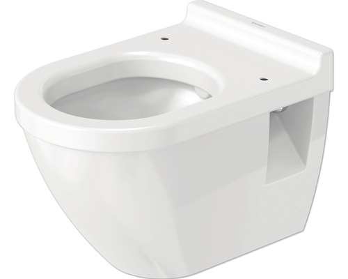 DURAVIT Starck 3 wandcloset, diepe spoeling, met rand, glanzend wit, zonder toiletzitting, 2200090000