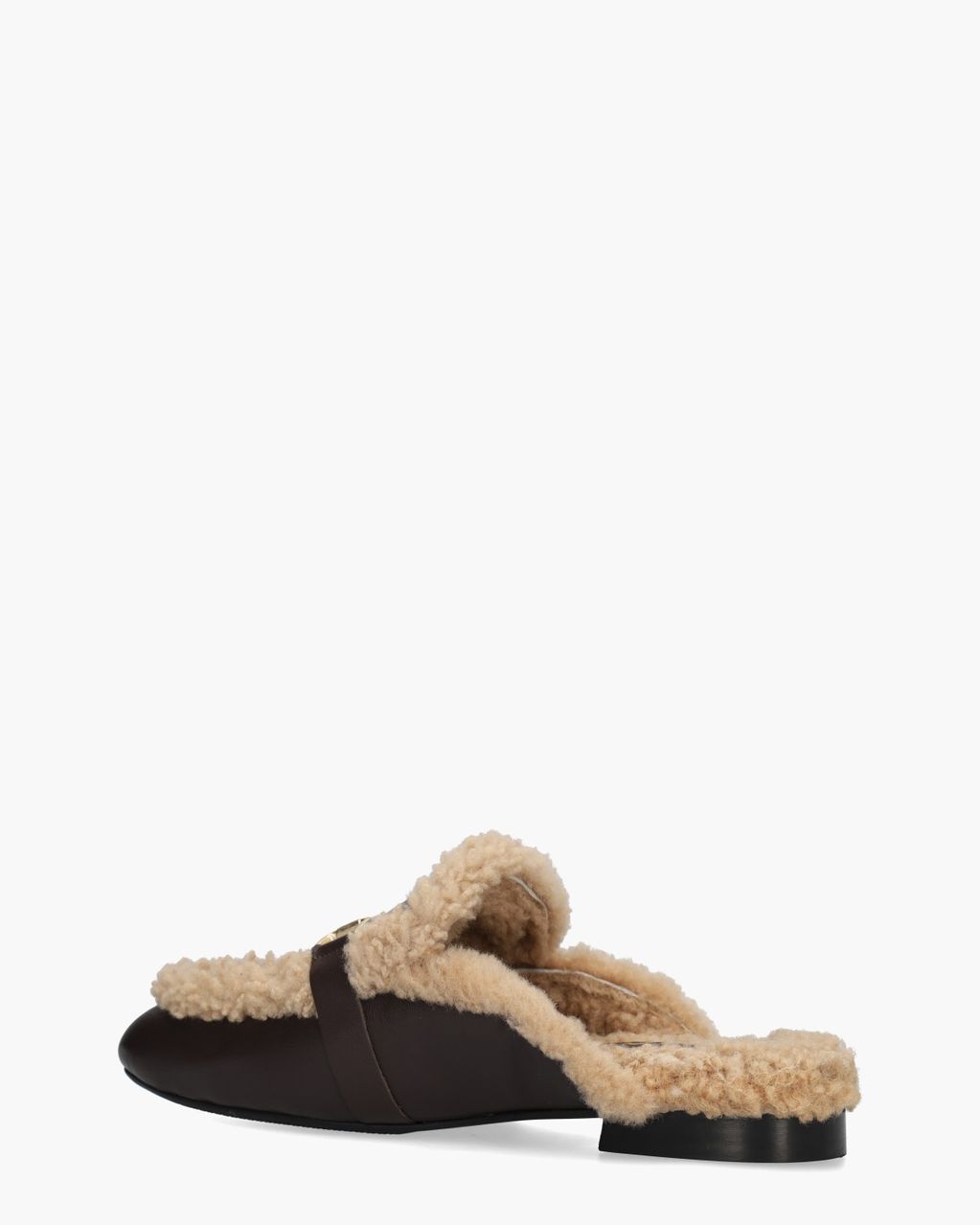 Gioia Semi Donkerbruin Damesslippers