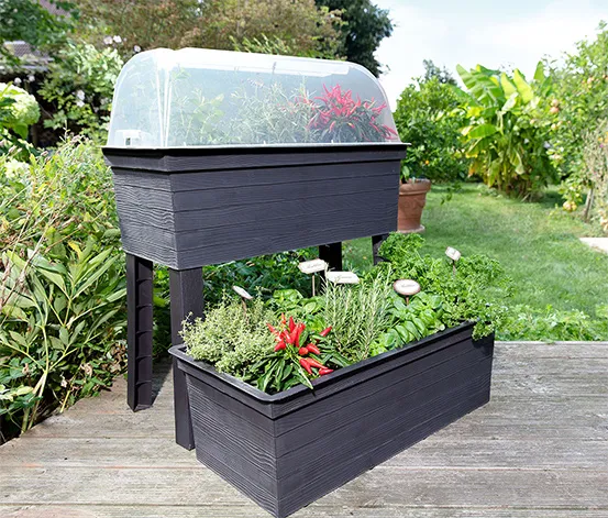 Garantia Urban Balkon-Hochbeet-Set