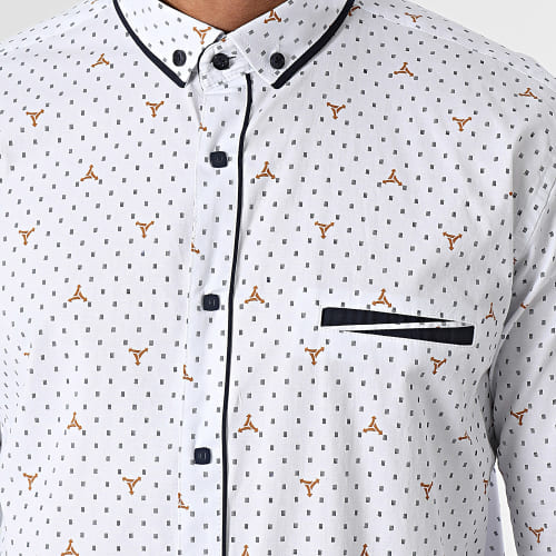 Chemise Manches Longues Blanc