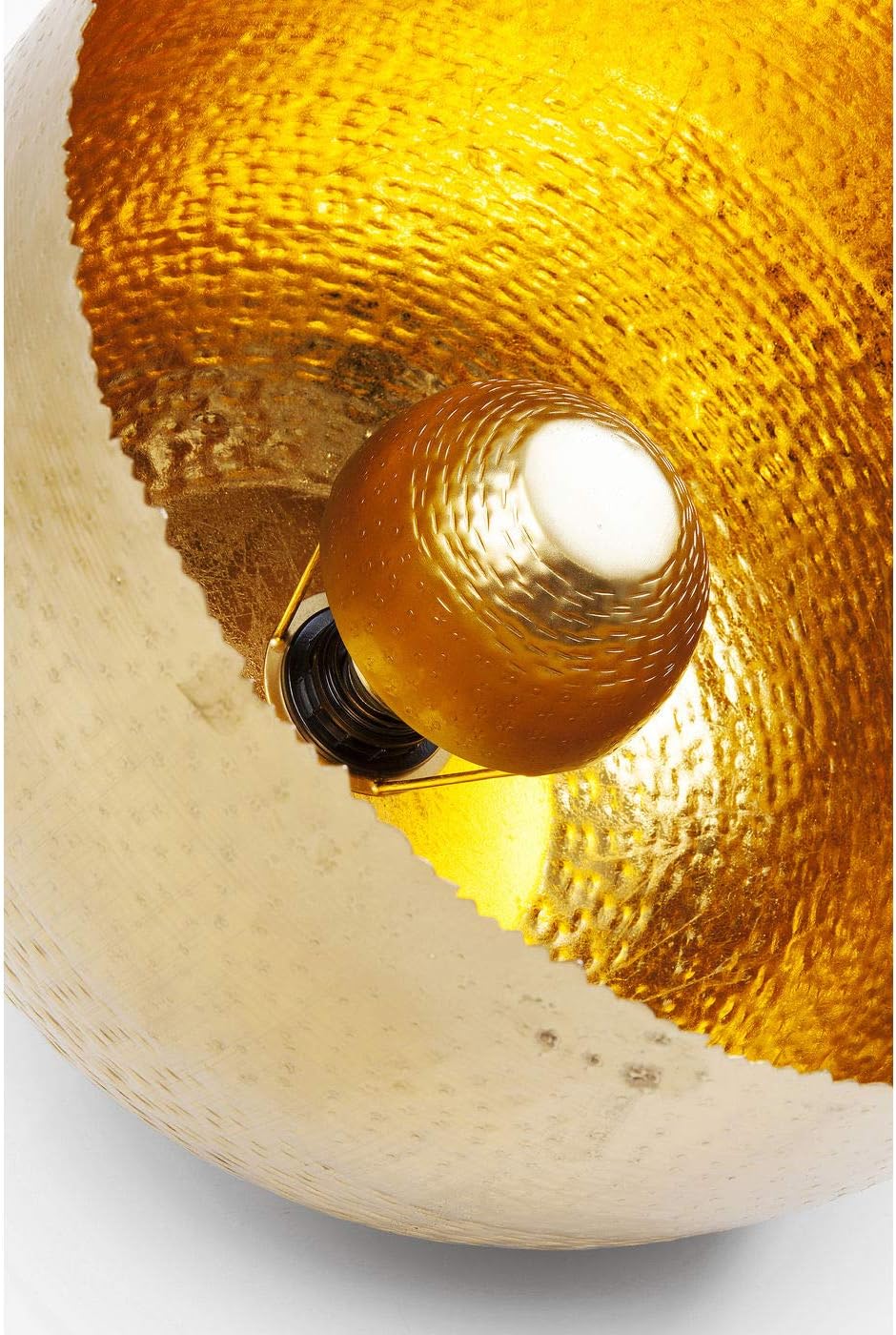 Kare Design Bodenleuchte Apollon, Gold, 35cm Durchmesser, Bodenlampe, Stehleuchte, Stahlgestell, rund, kein Leuchtmittel inklusive, 25x35x35 cm (H/B/T)