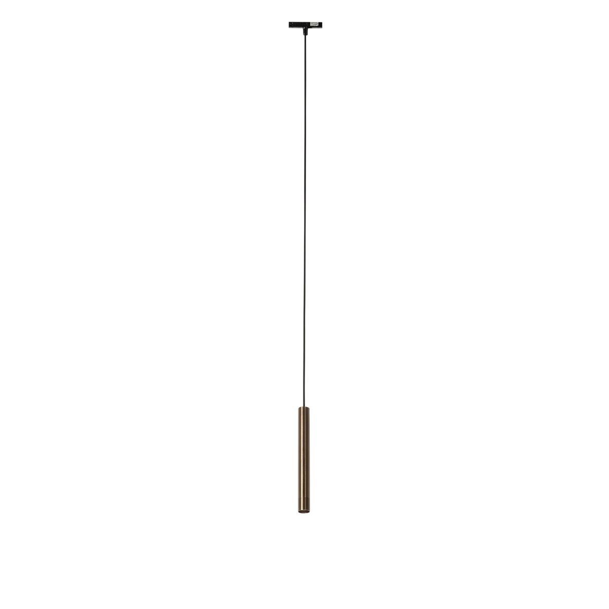 Moderne hanglamp donker brons voor railsysteem 1-fase  - Slimline Keno