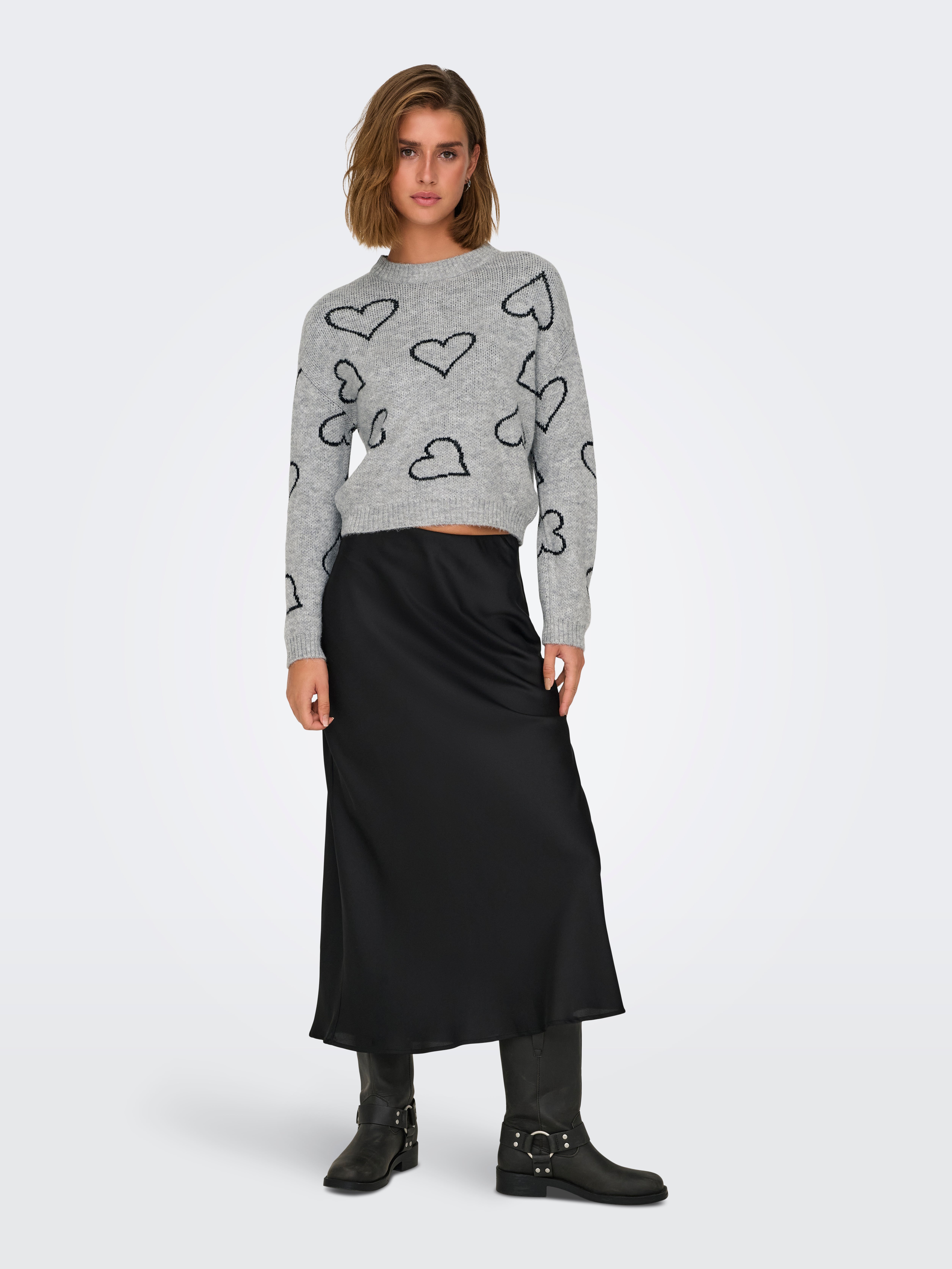 ONLHAPPIE Light Grey Melange