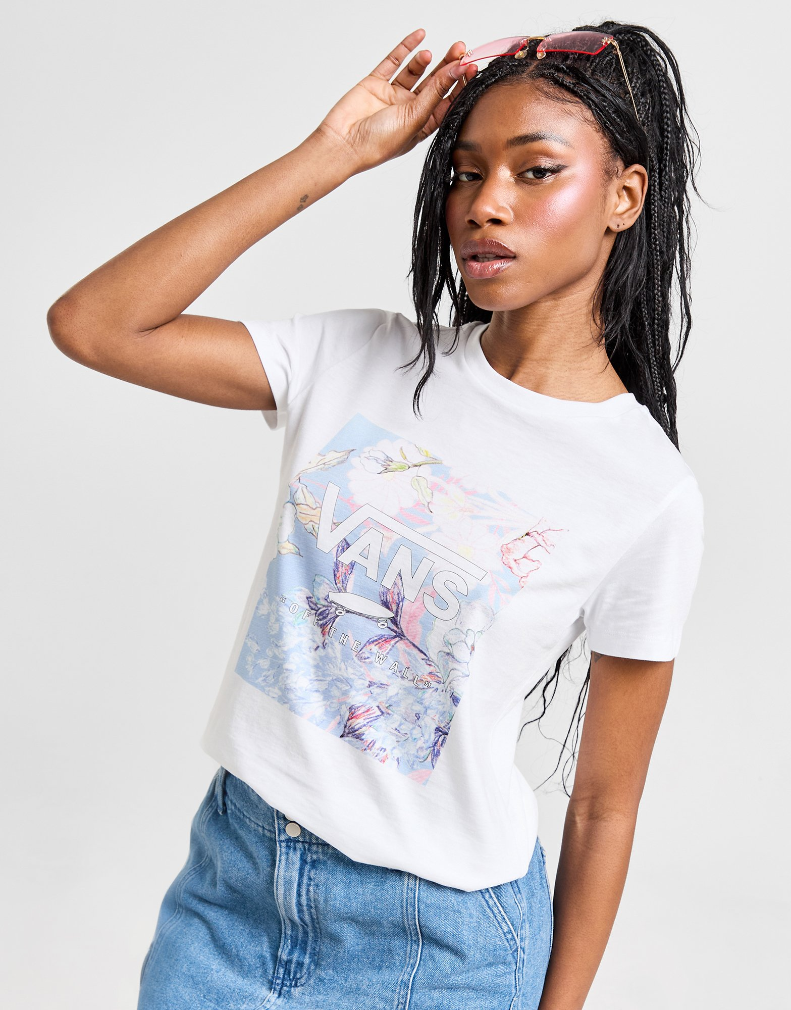 Vans T-shirt Flower Boxy Femme