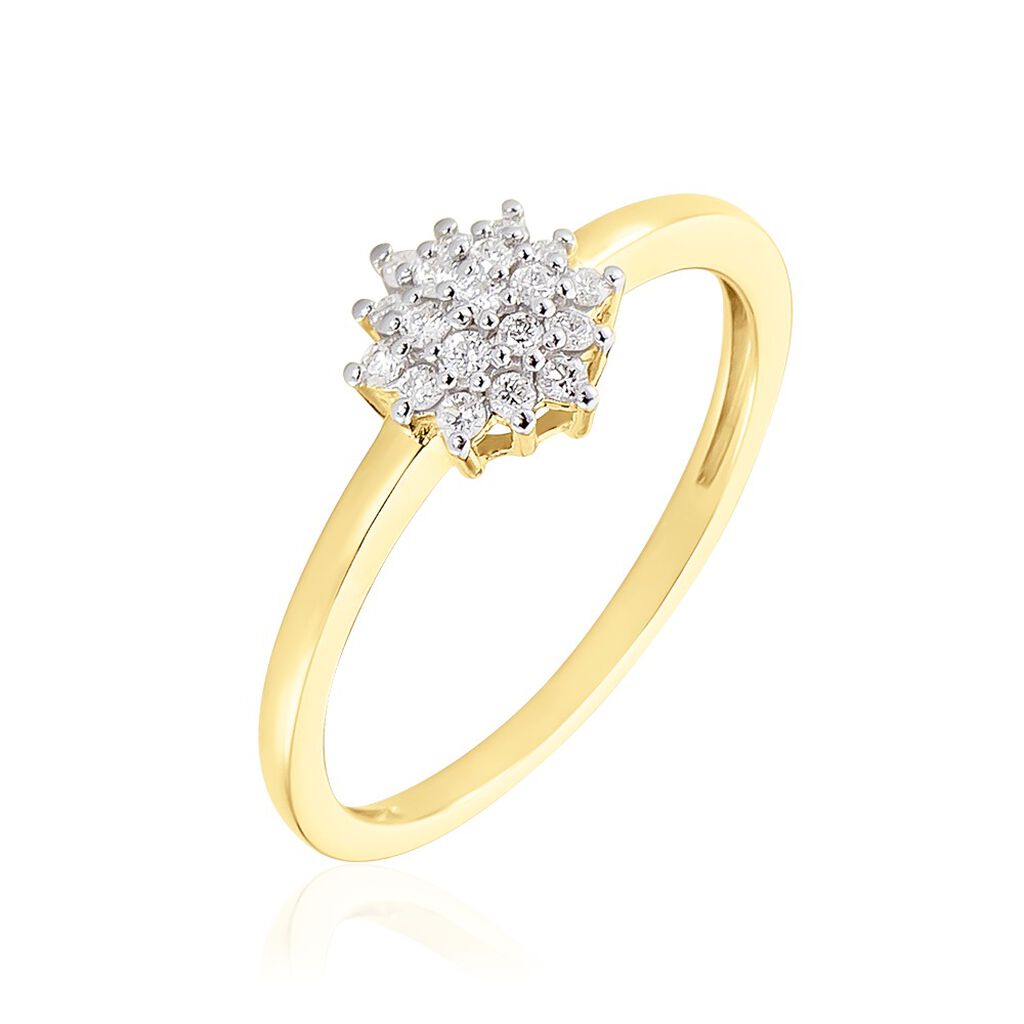 Bague Caliopee Or Jaune Diamant