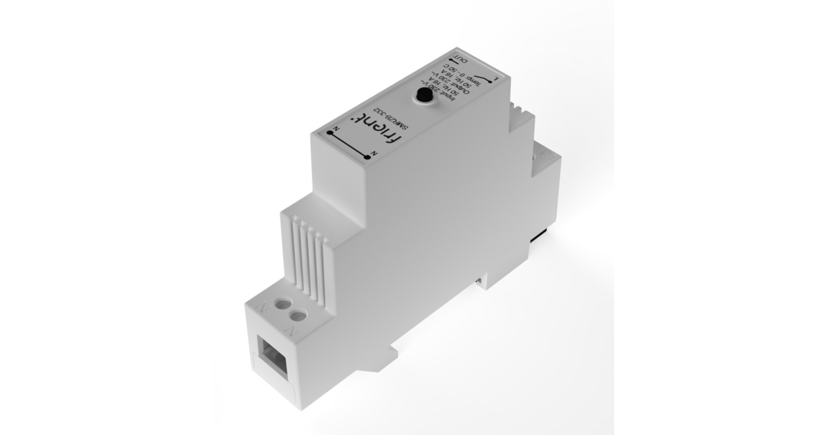 FrientSmart DIN Relay relais  (Lichtgrijs, Zigbee)