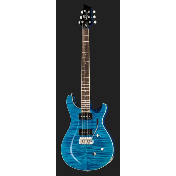 Harley Benton CST-24T P90 Ocean Flame Bundle