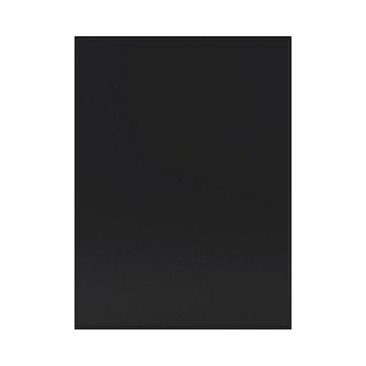Porte de meuble de cuisine Pasilla noir mat l. 60 cm x H. 80 cm GoodHome