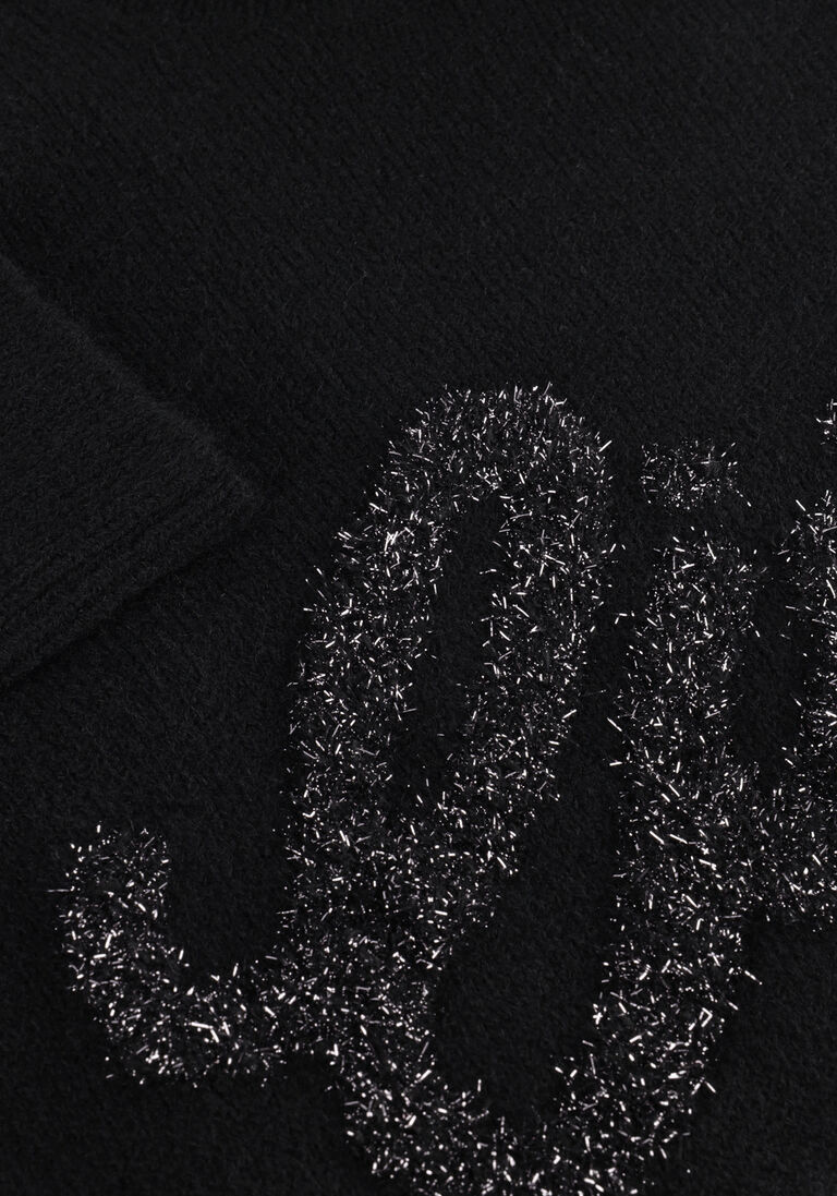 LIU JO zwarte liu jo coltrui maglia chiusa m/l lj logo glam