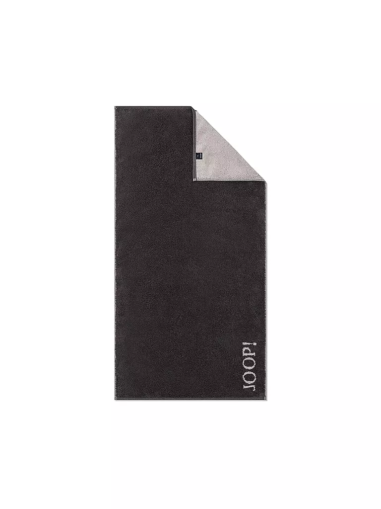 JOOP Duschtuch 80x150cm DIVEDED DOUBLEFACE Stein grau