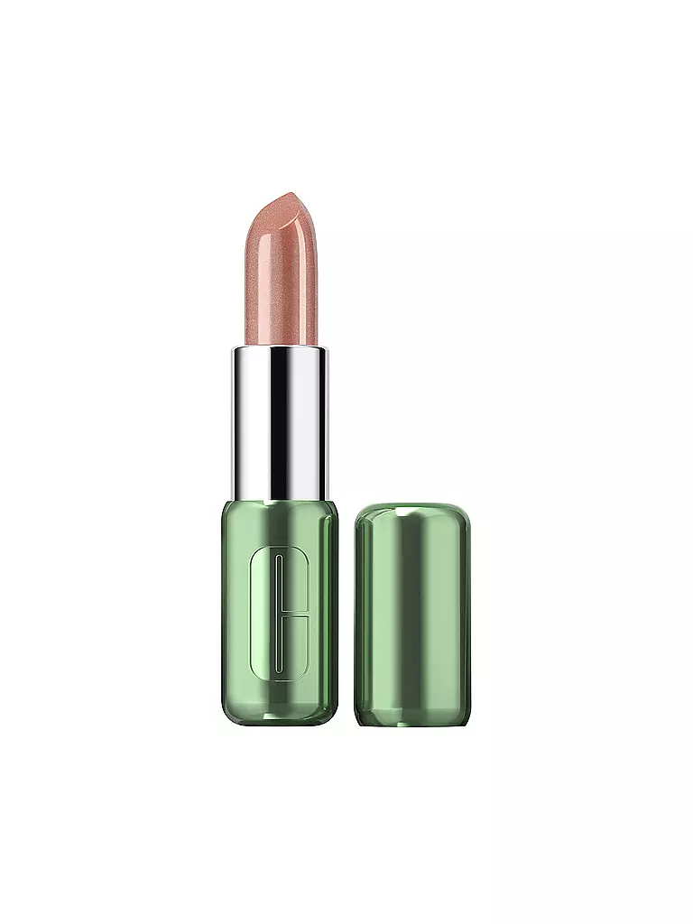 CLINIQUE Lippenstift - Pop Longwear Lip Shine (02 Bare Pop) dunkelrot