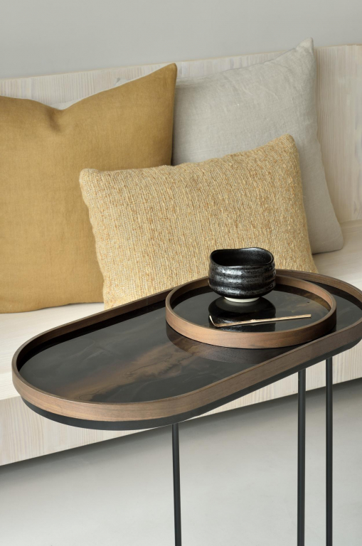 Ethnicraft Tray oblong bijzettafel M 69x33