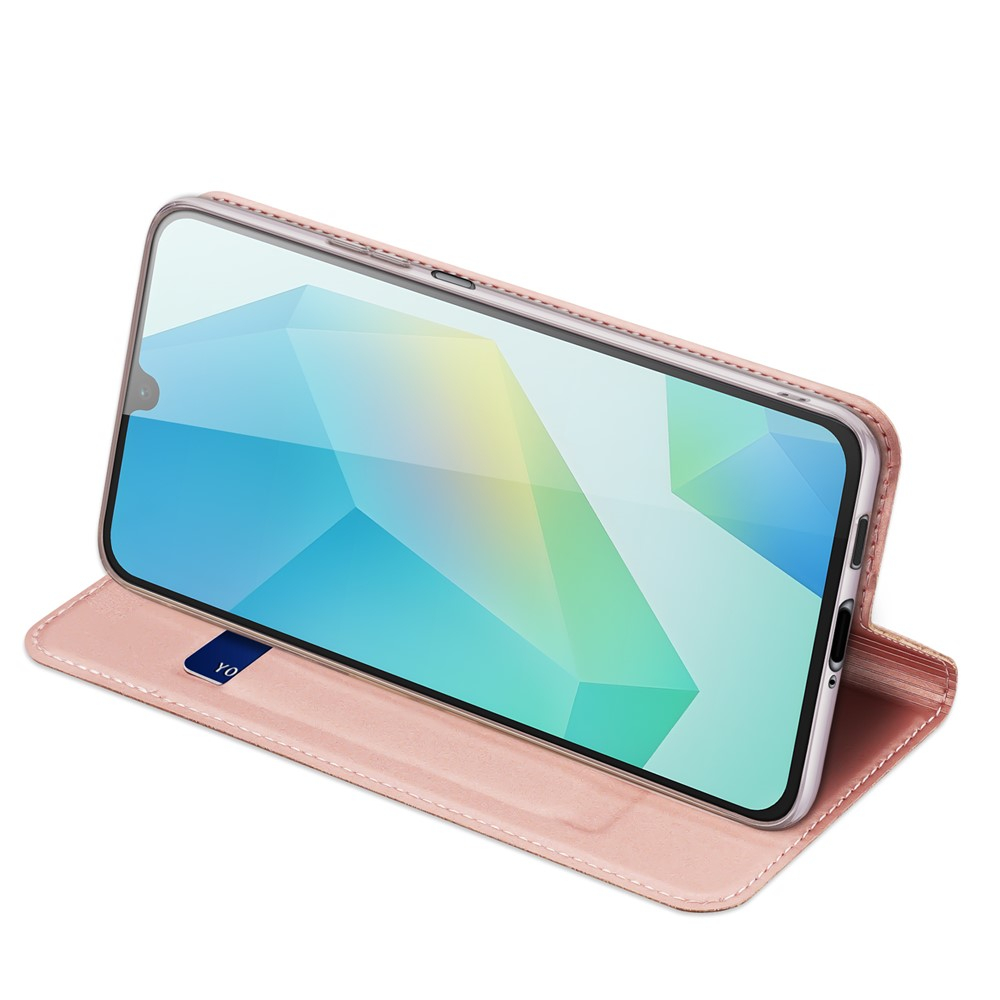 Samsung Galaxy A17 Flip Wallet Cover Leder Tasche - Rosa