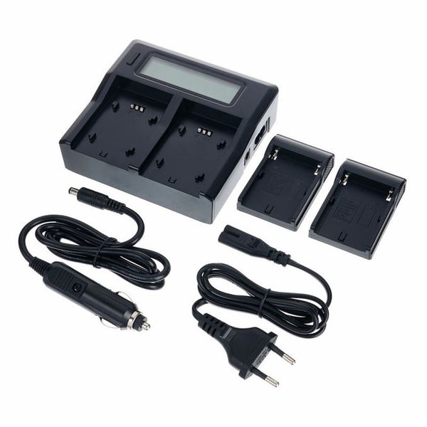 Baxxtar Pro LCD Dual Charger for NP-F