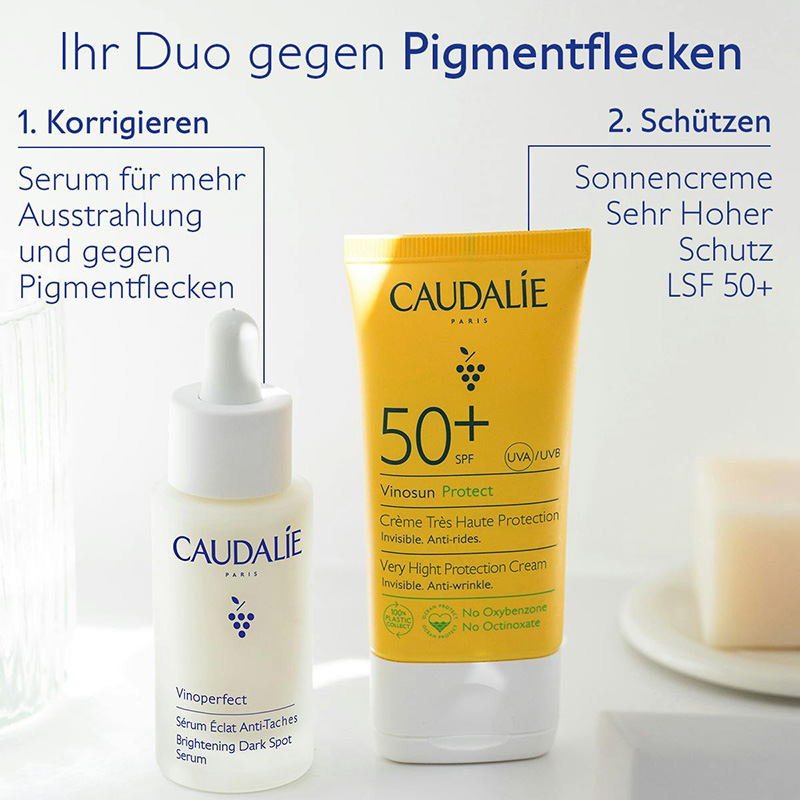 Caudalie - Vinoperfect - Serum & Sonnenpflege Set