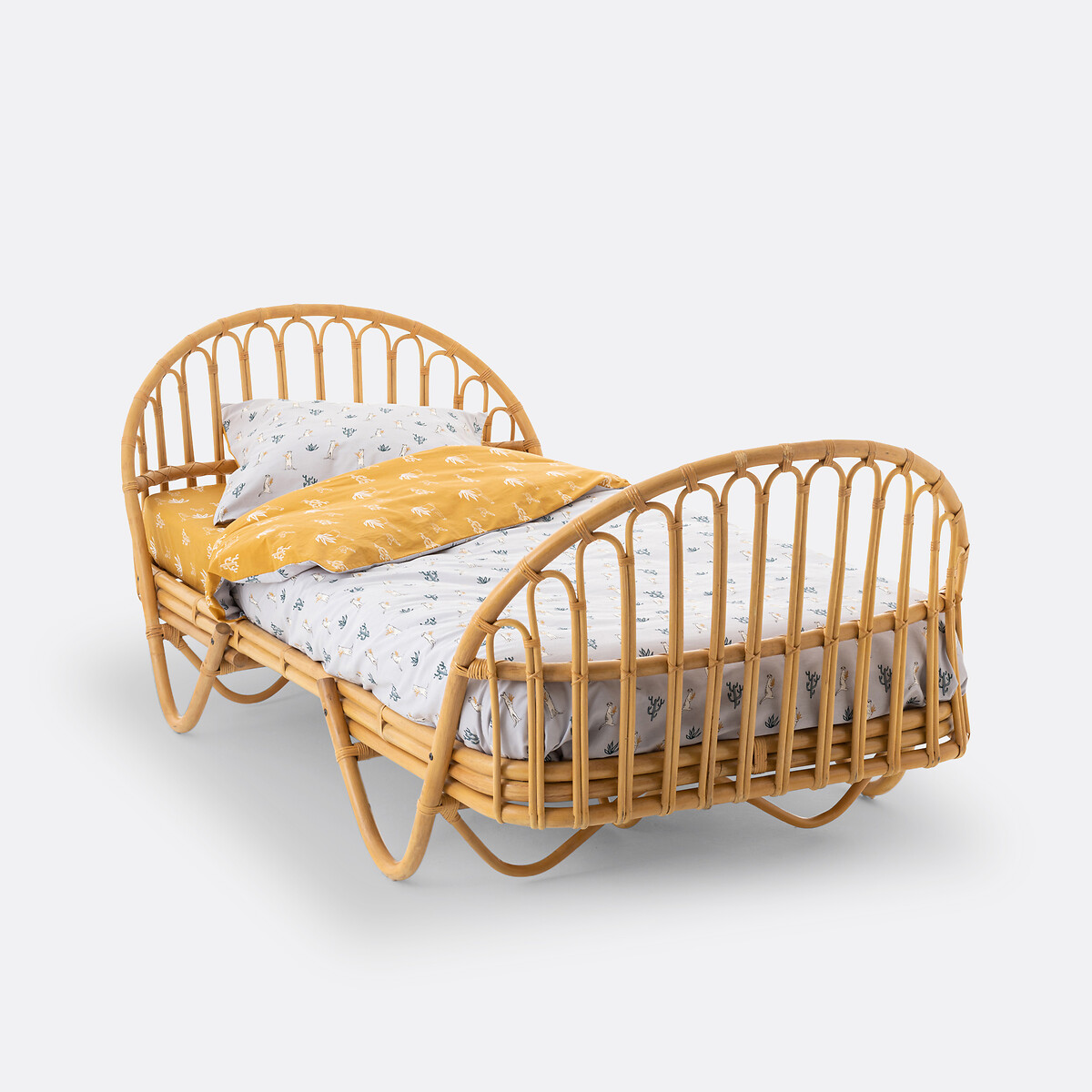 LA REDOUTE INTERIEURS<br>Cama infantil vintage de vime com base, Malu