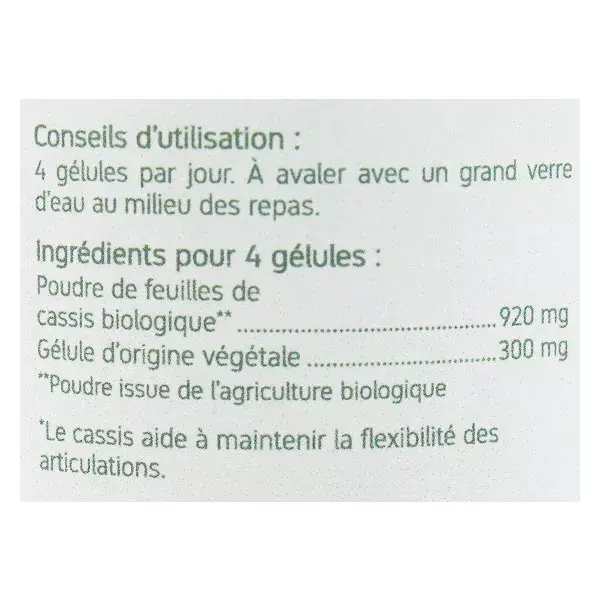 Nat & Form Cápsulas Vegetais de Groselha Preta Orgânica 200