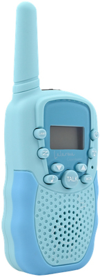 Lalarma Mix And Match Walkietalkie med 3km Rekkevidde, Blå