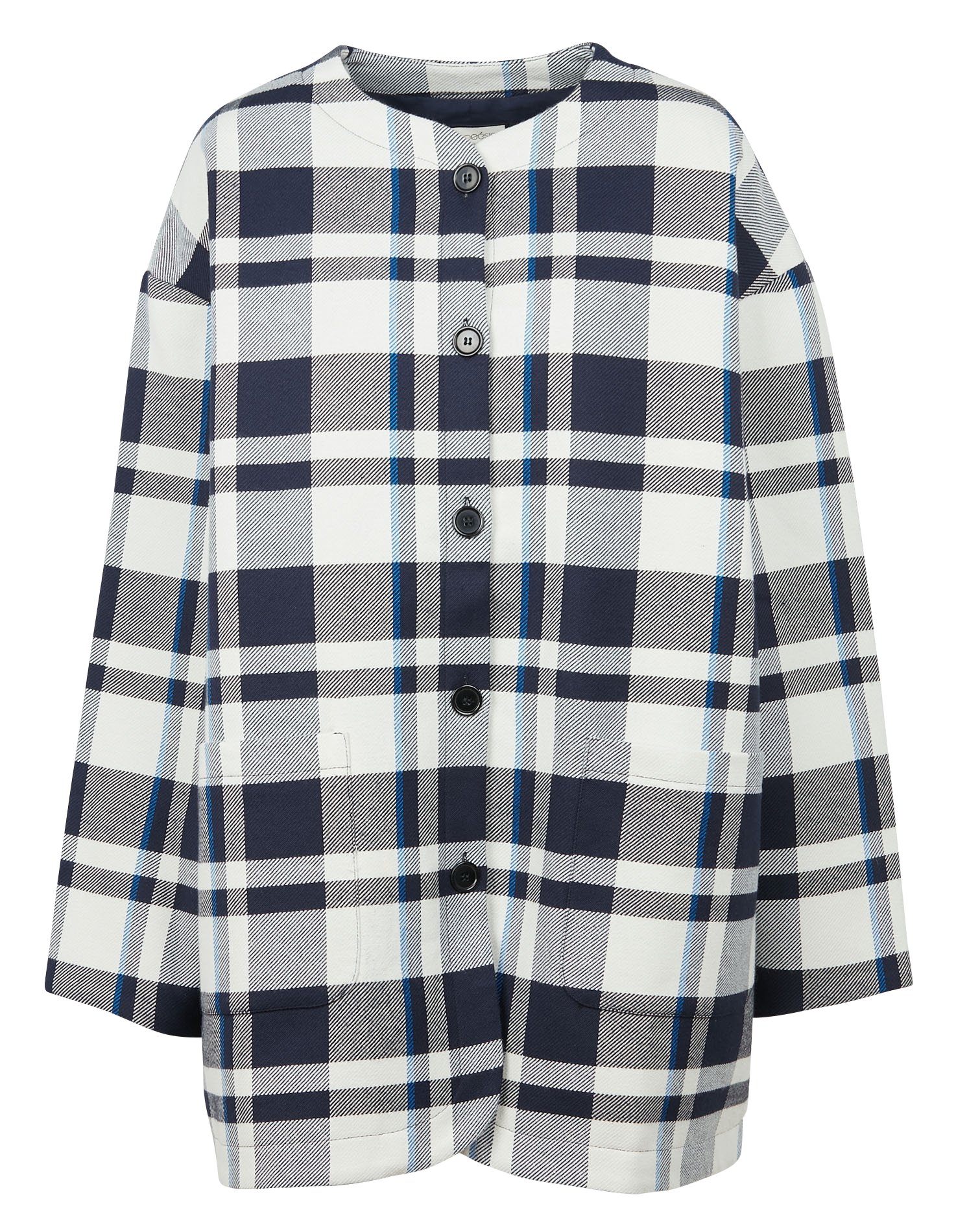 GUSTAVE - Manteau en coton| Bleu