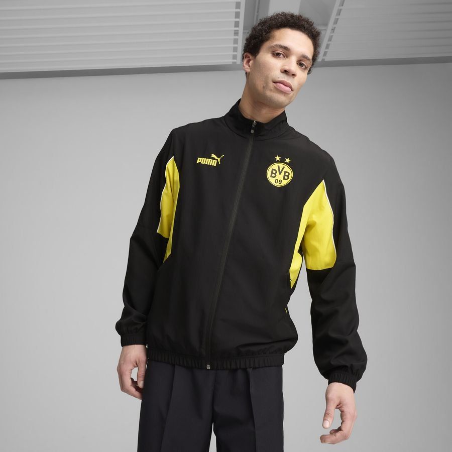 BVB ftblARCHIVE Jacket PUMA Black-Faster Yellow