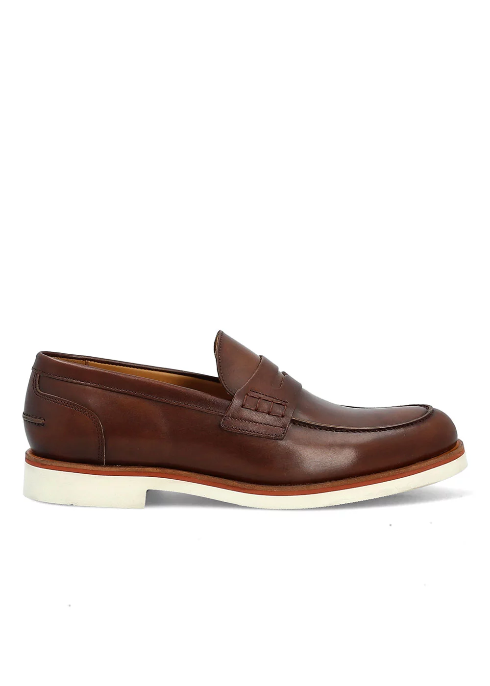MOCASSIN SABAZIO CUIR MARRON