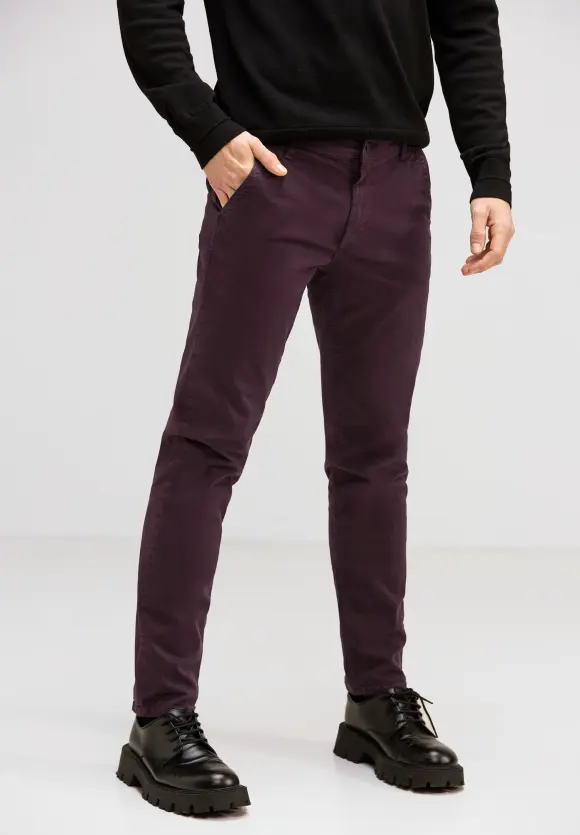 Comfort Chino - ink red