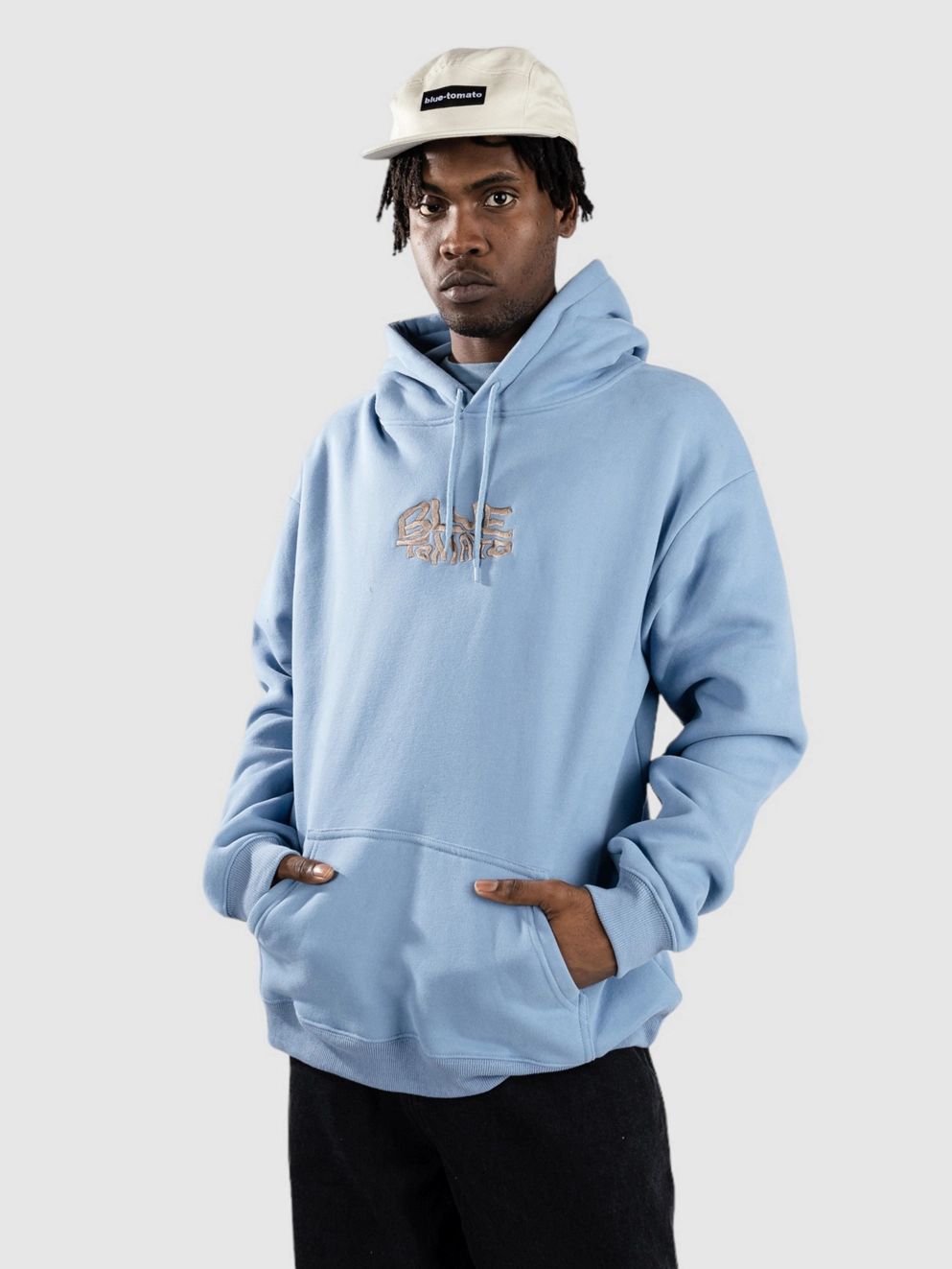 Blue Tomato Mini Logo Hoodie blue