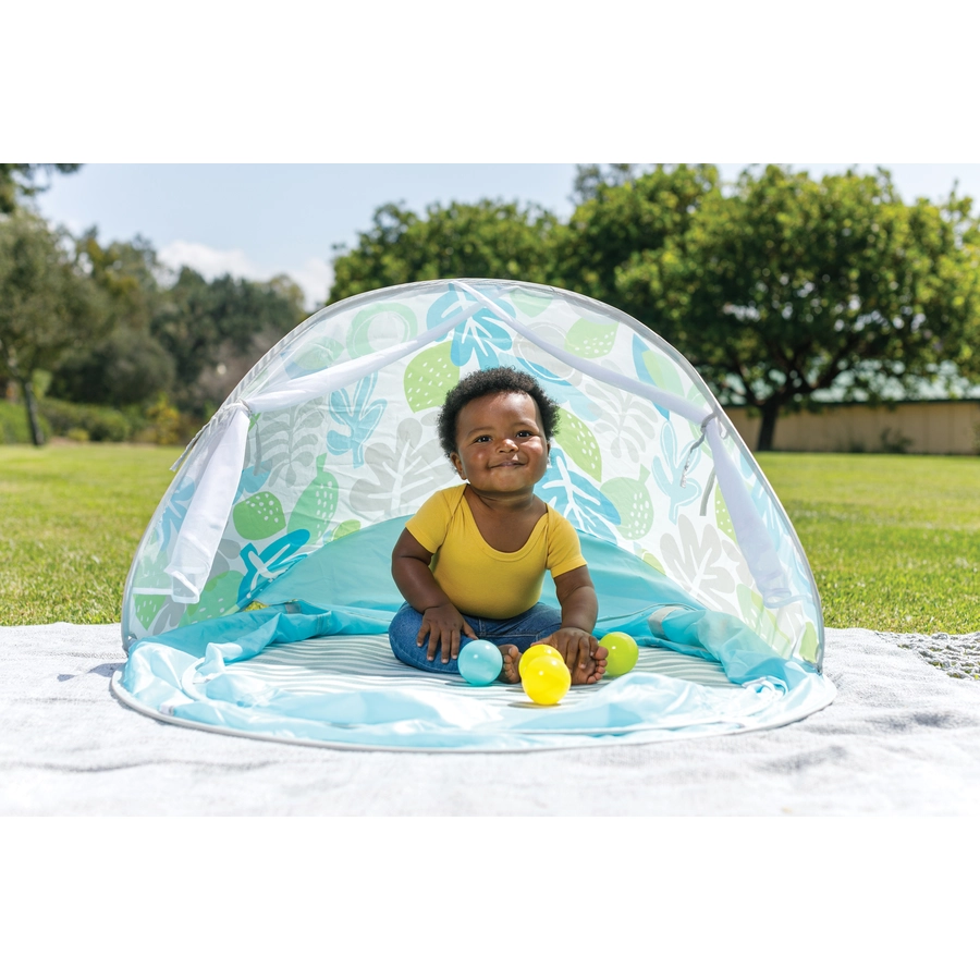 Infantino Grow with me, 3 in 1 Pop-up Bällebad mit Anti-UV Dach und Moskitonetz