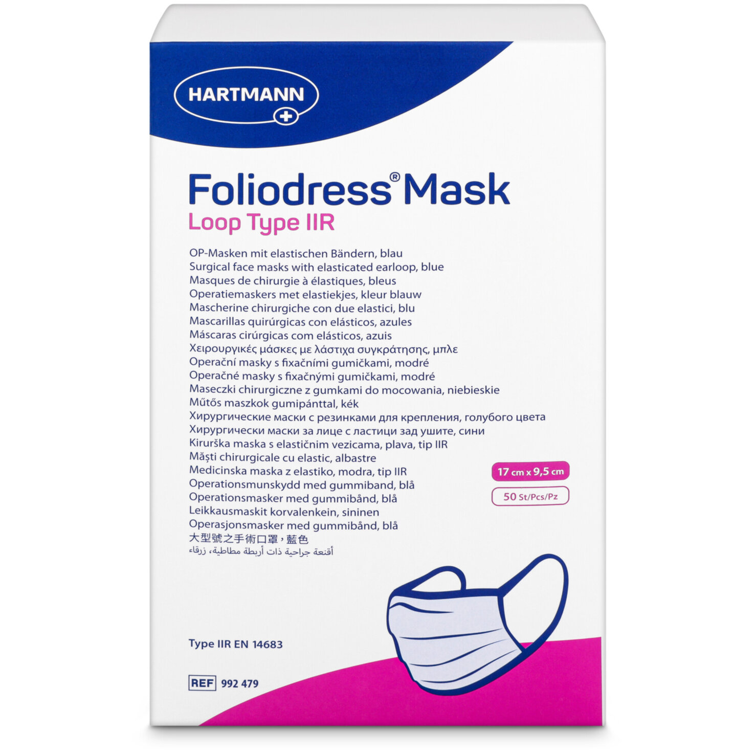 Foliodress Maske Loop Typ IIR 50 Stück