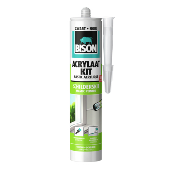 Bison acrylaatkit universeel koker zwart 300 ml