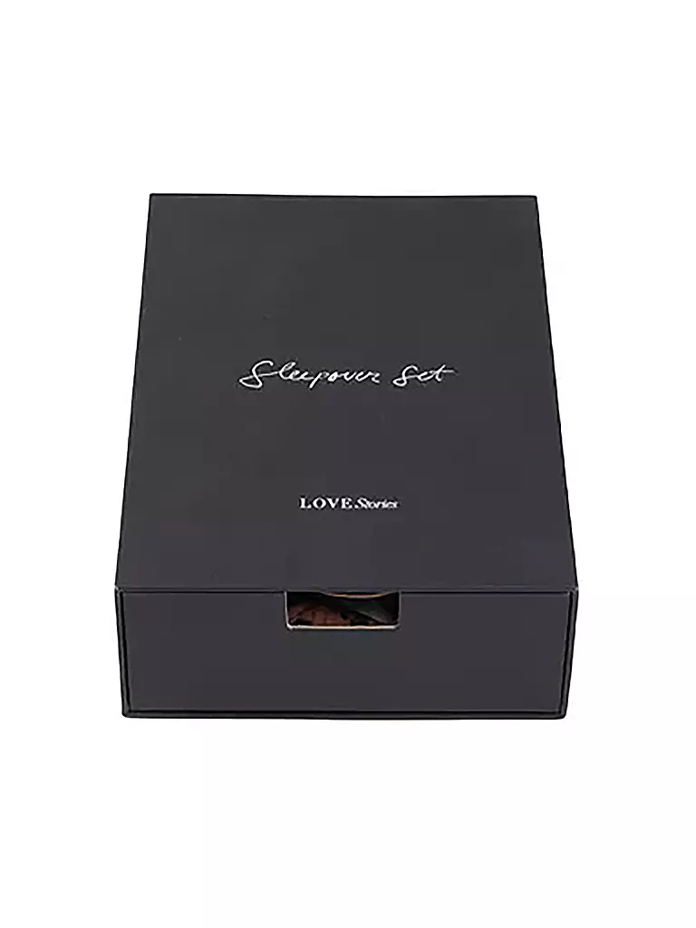 LOVE STORIES Augenmaske Sleepover Duo braun