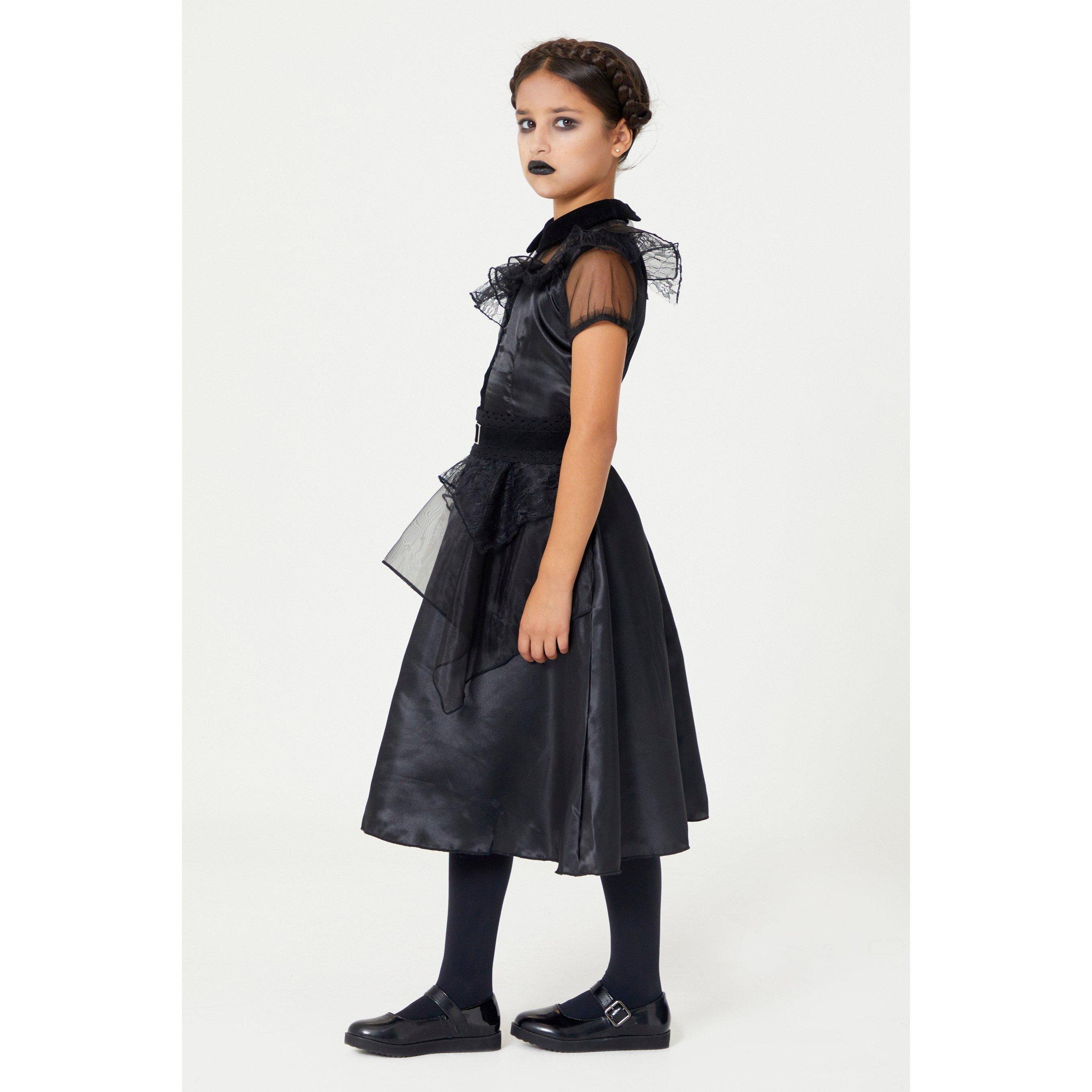 Character Studio Girls Wednesday Prom Dress Up Costume
