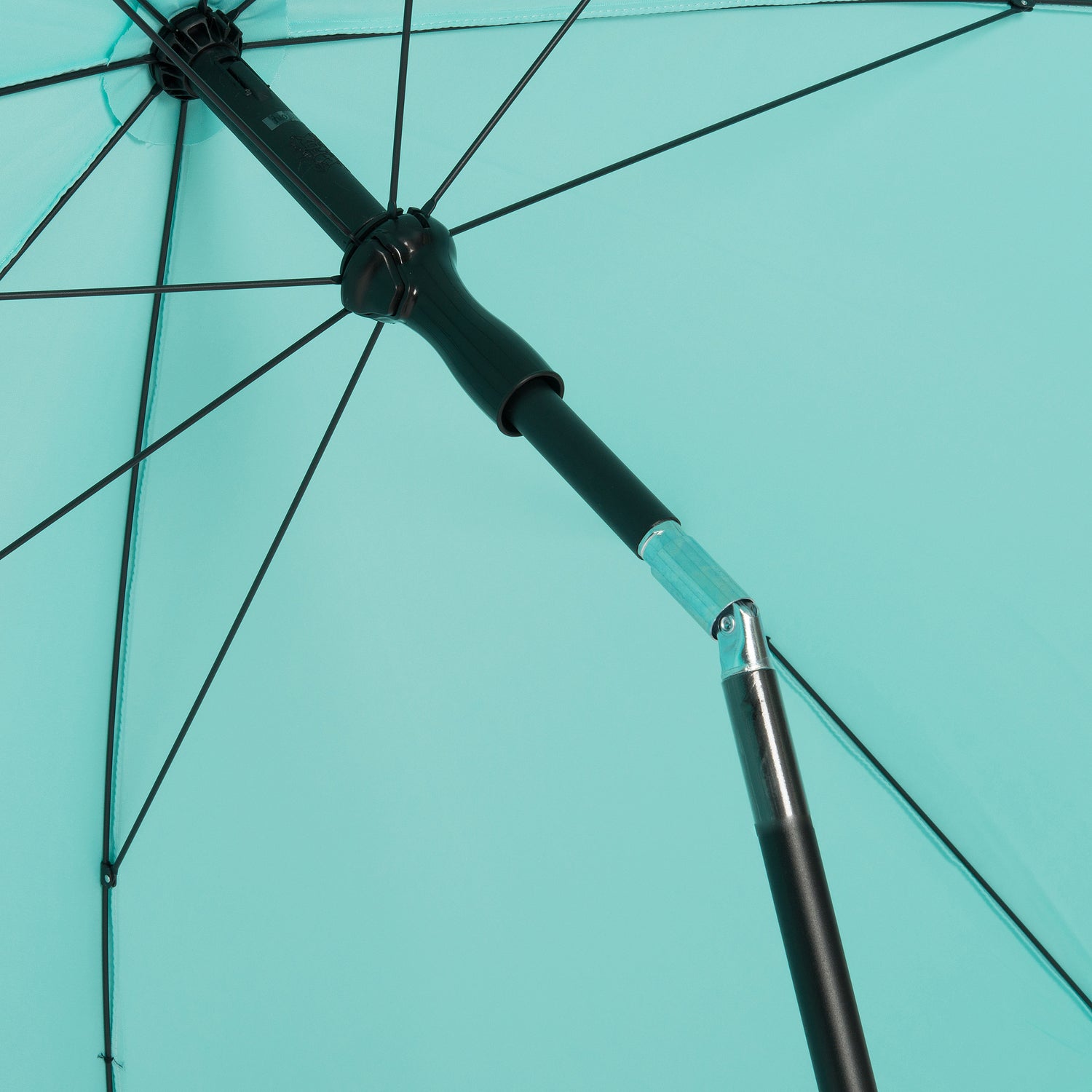 Intratuin parasol Haiti lichtblauw 80+UV D 200 cm