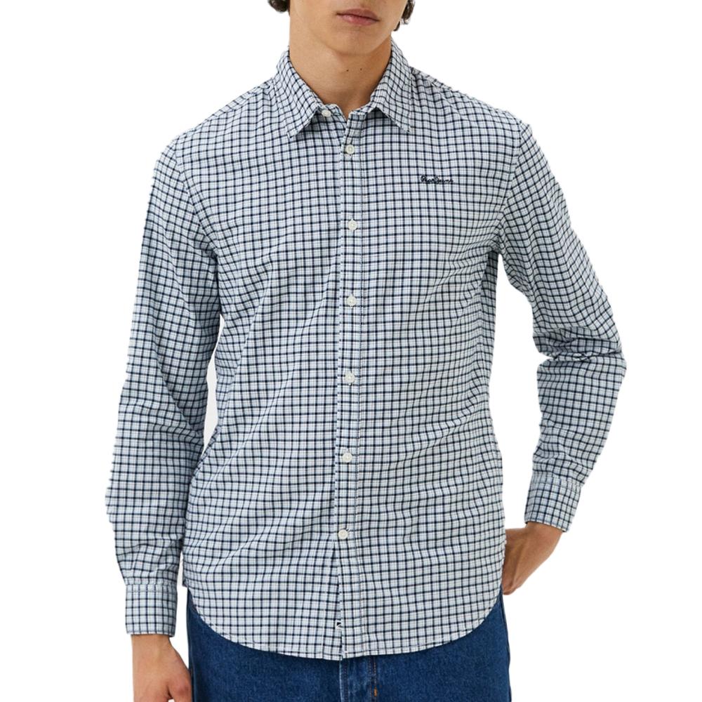 Pepe jeans Chemise Bleu/Blanche Homme Pepe Jeans PM308208